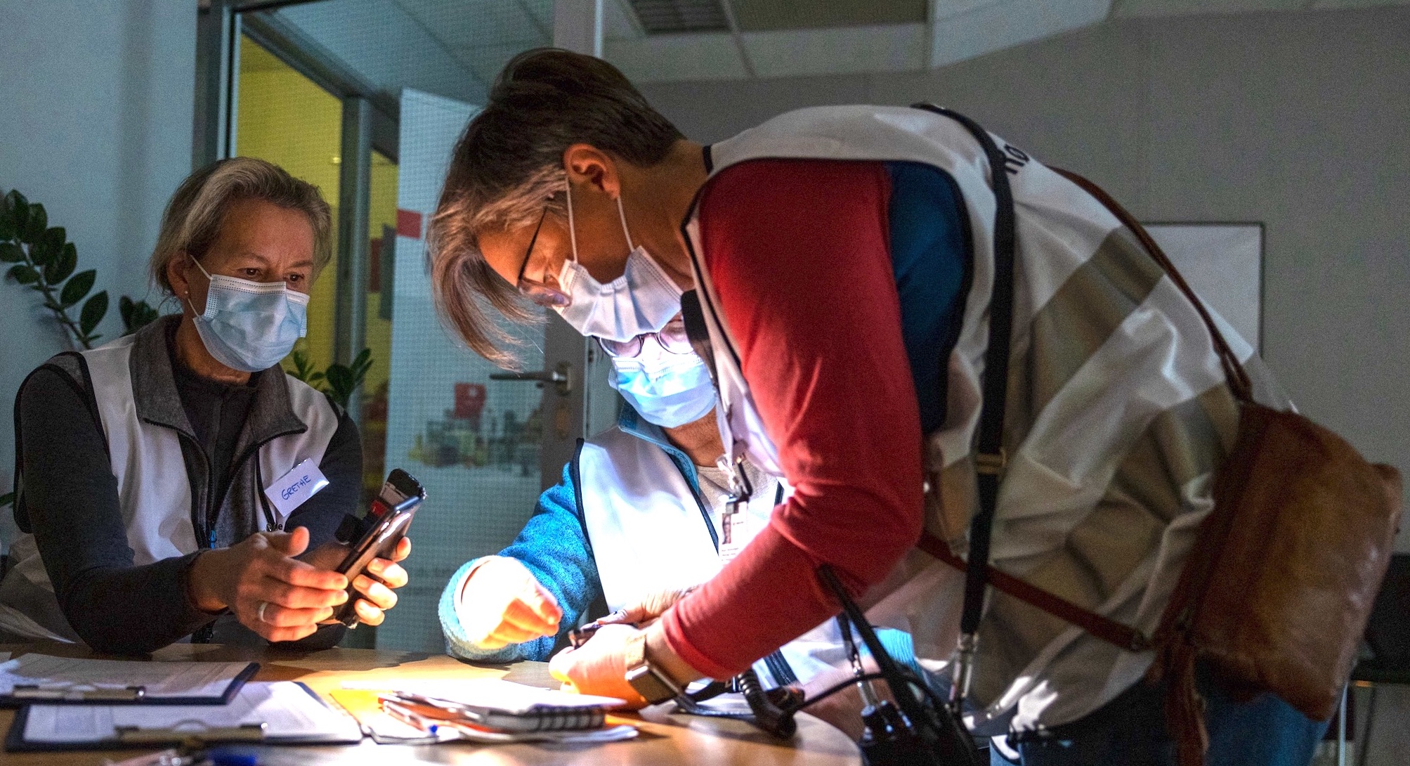 Trondheim Red Cross Staff working together