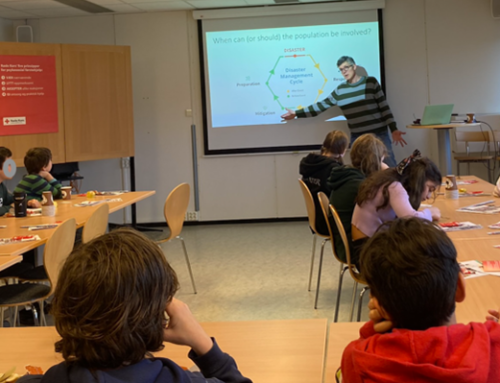 ENGAGE organizes a disaster awareness event for a class in Trondheim